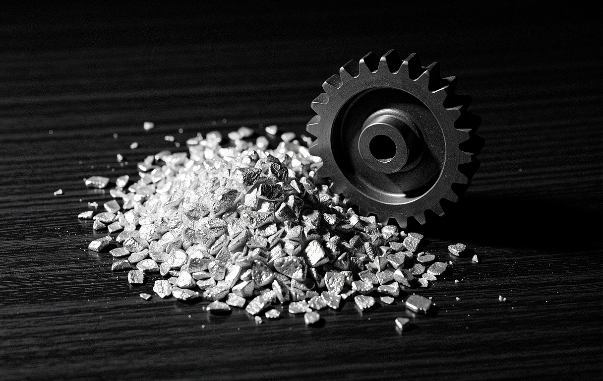 Surowe materiały i detale techniczne
